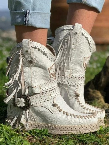 CD | Boho franjuri cizme western