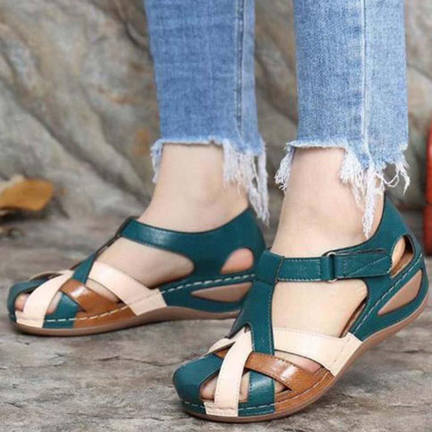 CD | Sandale pentru femei cu toc wedge