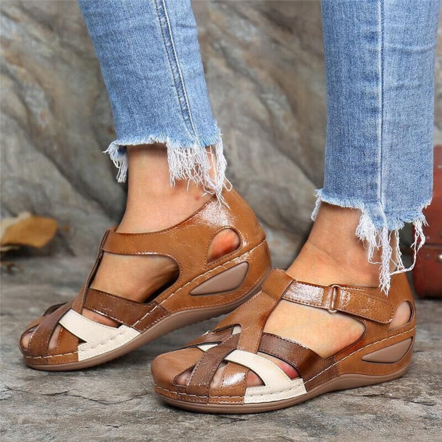 CD | Sandale pentru femei cu toc wedge