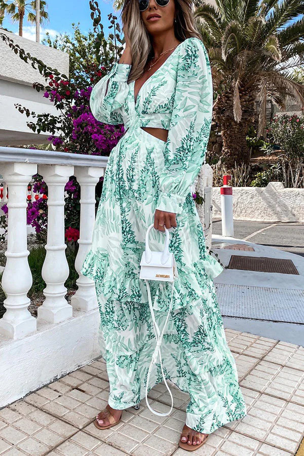 CD | Rochie maxi cu decolteu