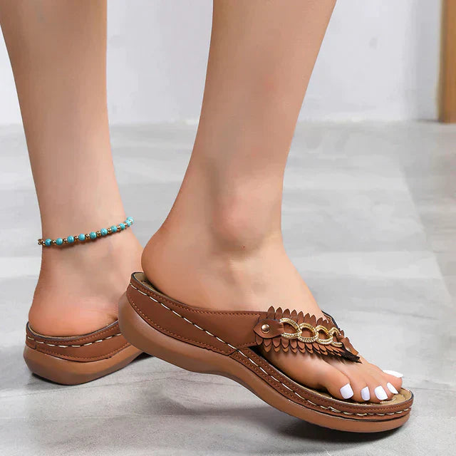 CD | Orthopaedic flip flops sandale wedge