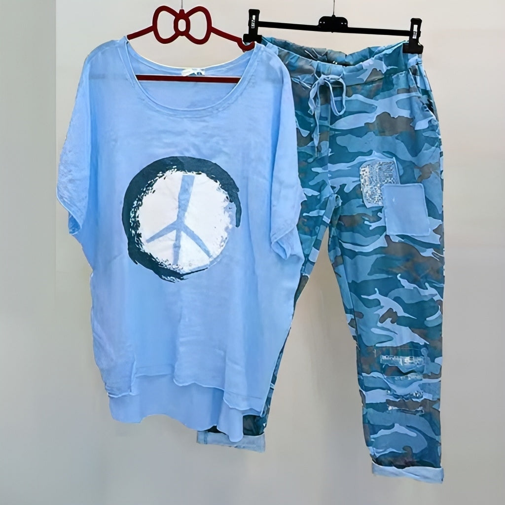 CD | Set cămașă și pantaloni proaspăt și aerisit