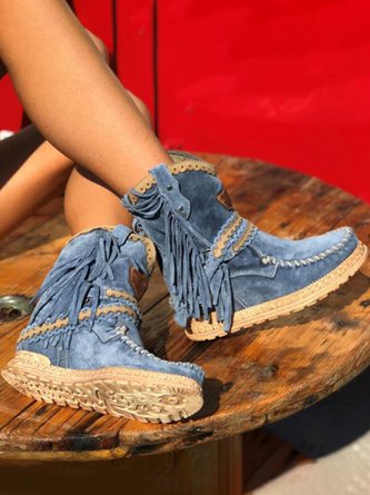 CD | Boho franjuri cizme western