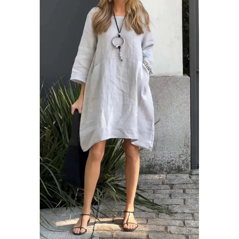 CD | Rochie mini casual cu buzunare