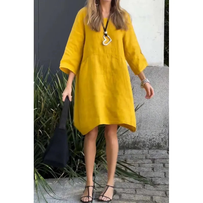 CD | Rochie mini casual cu buzunare