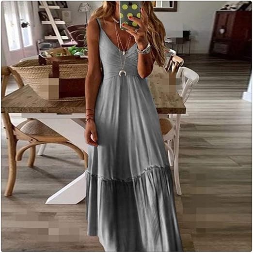 CD | Elegant casual rochie lungă de vară