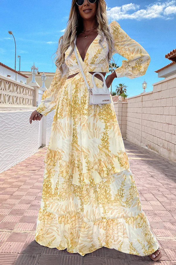 CD | Rochie maxi cu decolteu