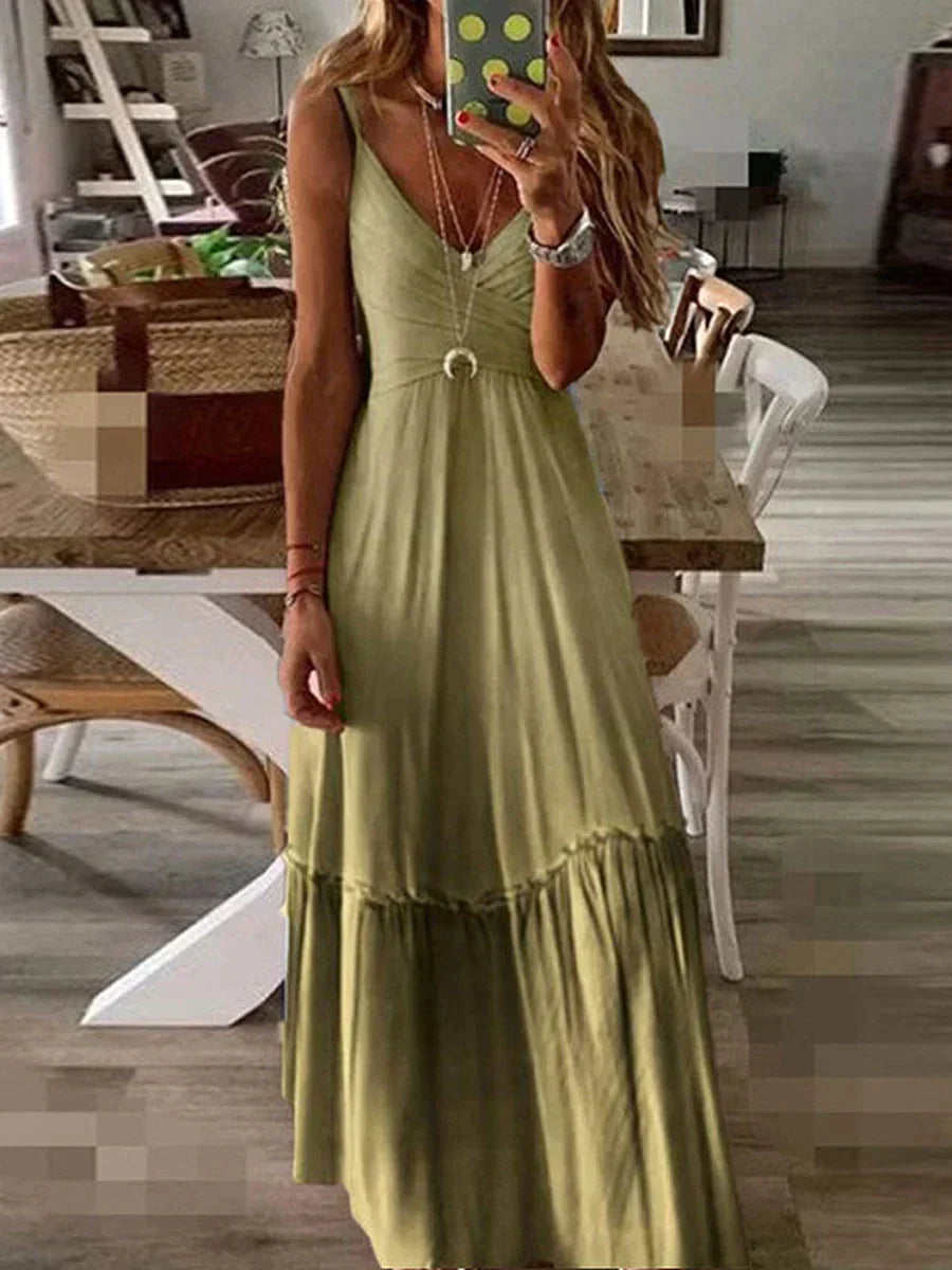 CD | Elegant casual rochie lungă de vară