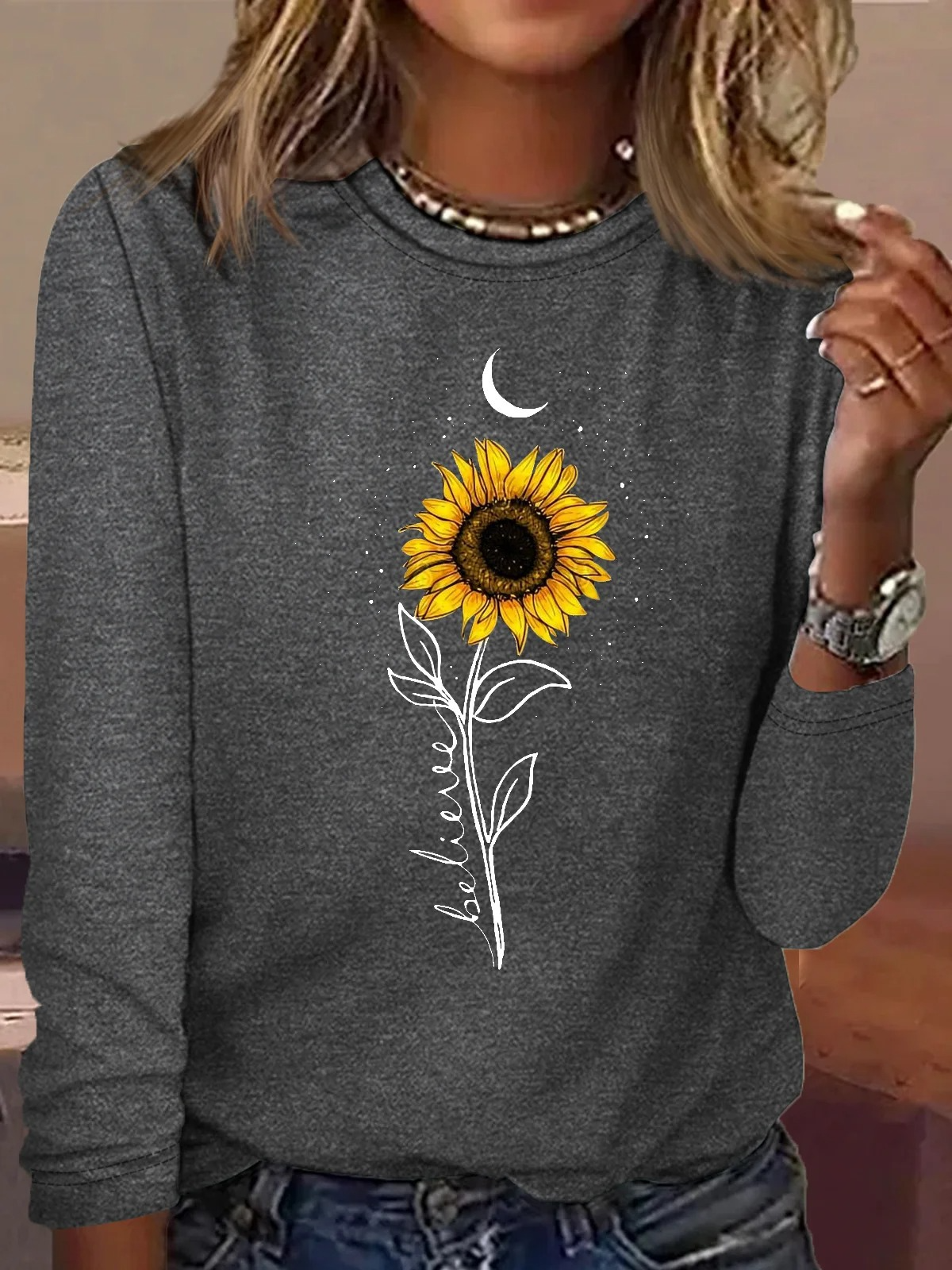 CD | Tricou de iarnă casual și fără efort