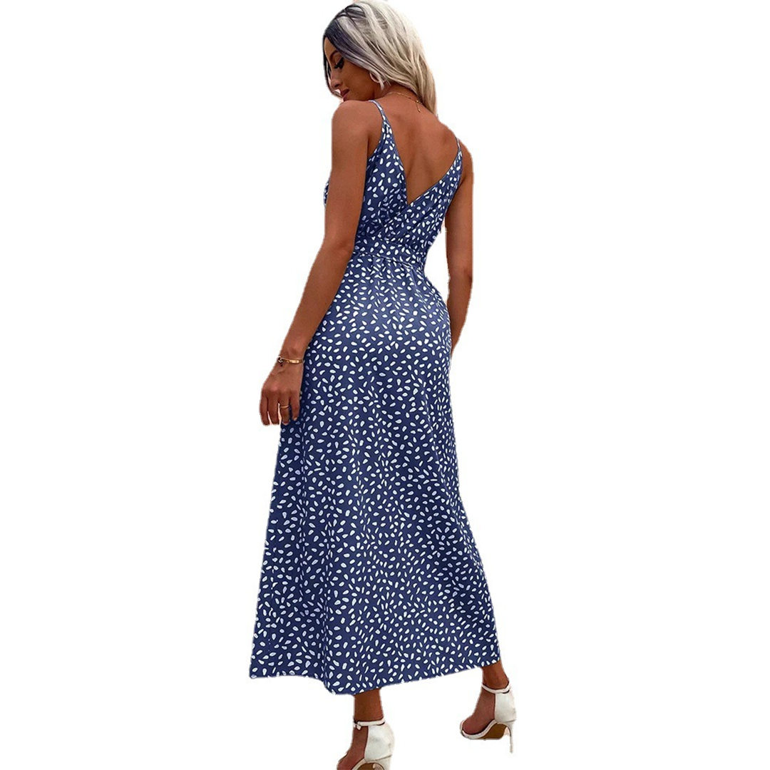 CD | Rochie maxi elegantă cu tăietură