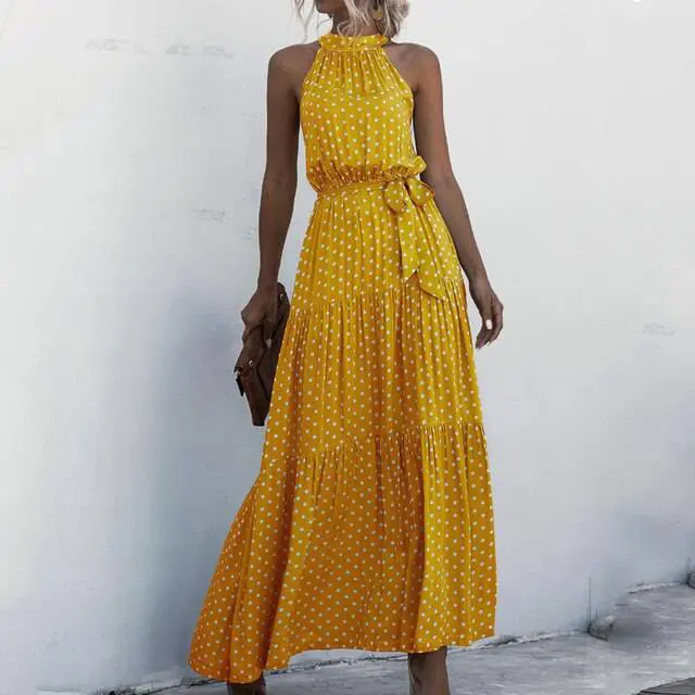 CD | Rochie maxi fără bretele cu imprimeu floral
