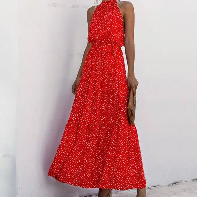CD | Rochie maxi fără bretele cu imprimeu floral