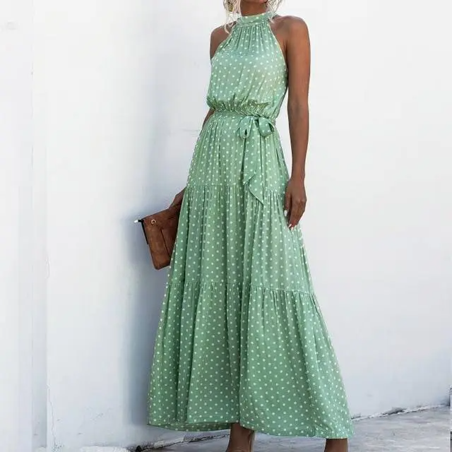 CD | Rochie maxi fără bretele cu imprimeu floral