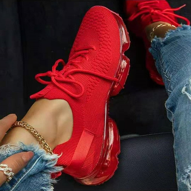 CD | Adidași casual cu talpă transparentă și șireturi