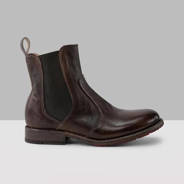 CD | Botine pentru femei din piele în stil vintage