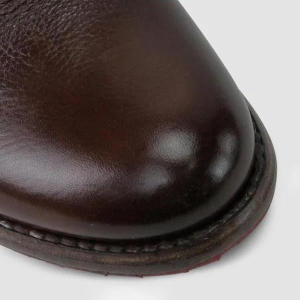 CD | Botine pentru femei din piele în stil vintage