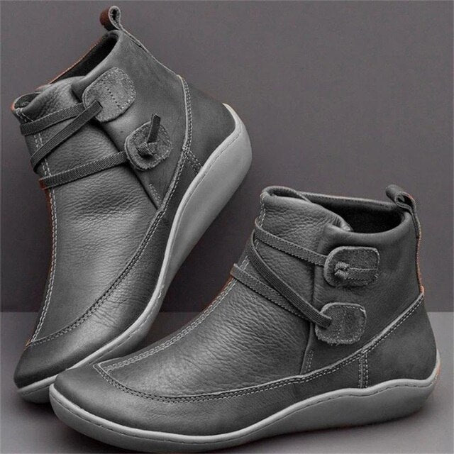 CD | Casual piele catarama cizme