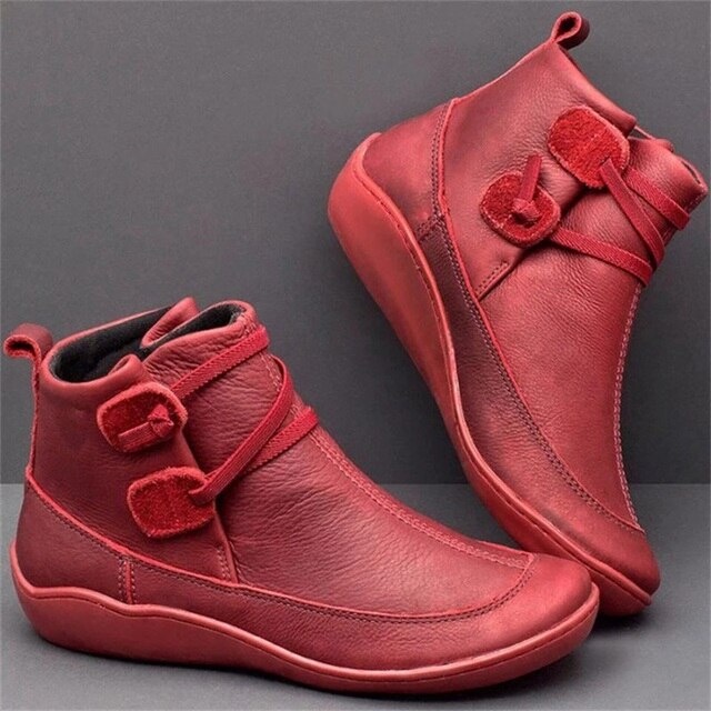 CD | Casual piele catarama cizme