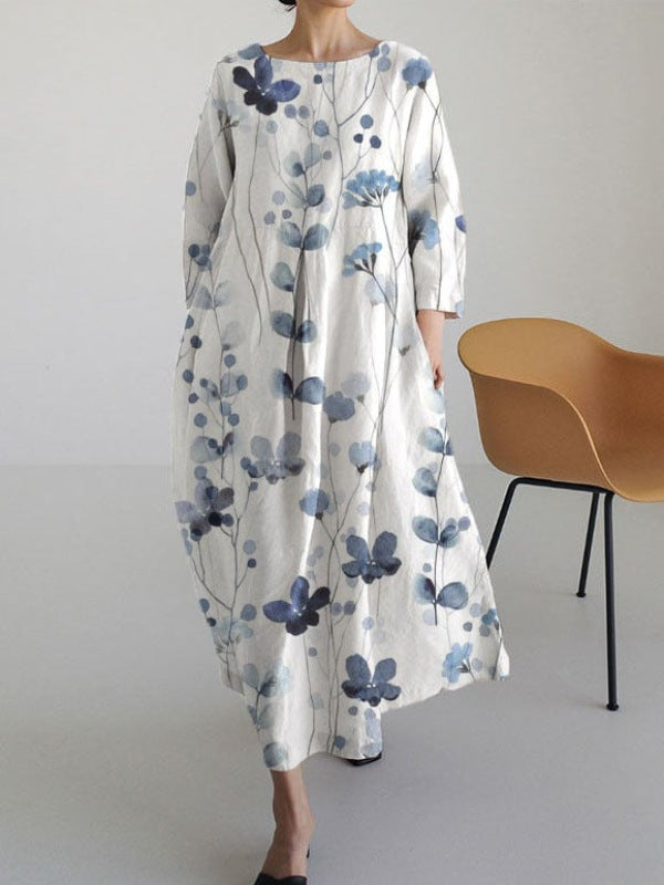 CD | Rochie maxi elegantă cu imprimeu colorat