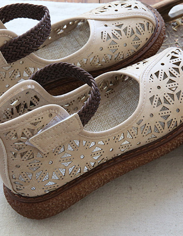 CD | Pantofi slip-on cu decupaj floral