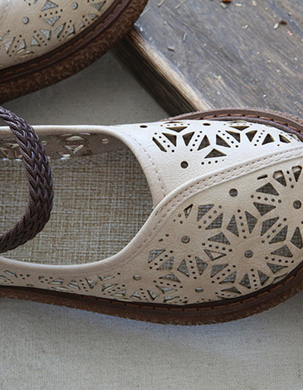 CD | Pantofi slip-on cu decupaj floral
