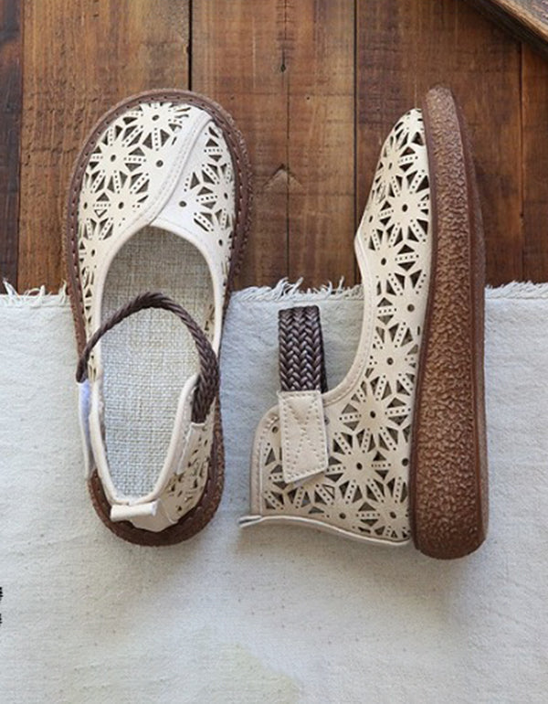 CD | Pantofi slip-on cu decupaj floral