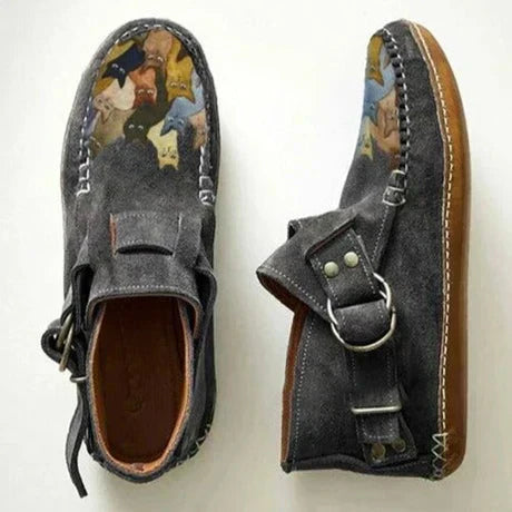 CD | Botine elegante cu cataramă
