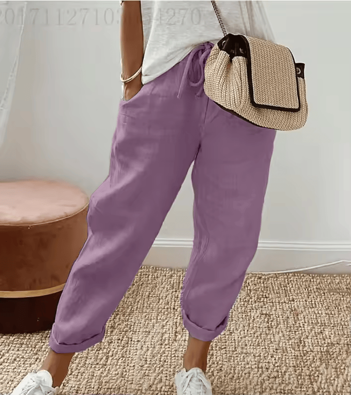 CD | Pantaloni jogger casual cu cordon