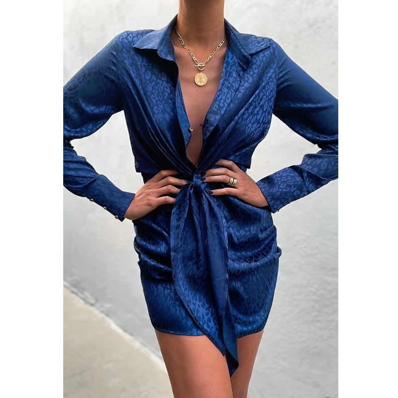 CD | Rochie mini elegantă cu imprimeu leopard