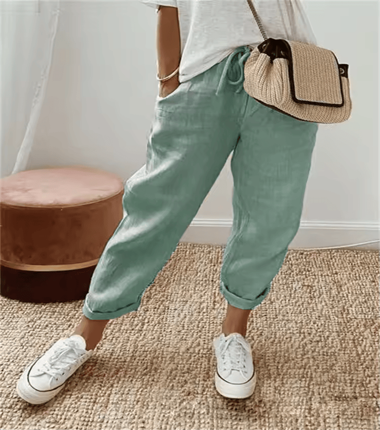 CD | Pantaloni jogger casual cu cordon