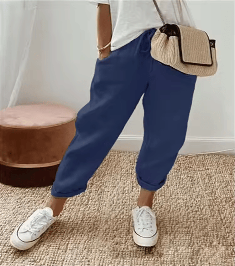 CD | Pantaloni jogger casual cu cordon