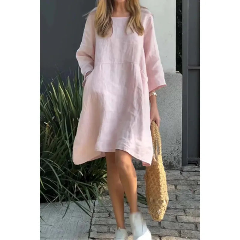 CD | Rochie mini casual cu buzunare