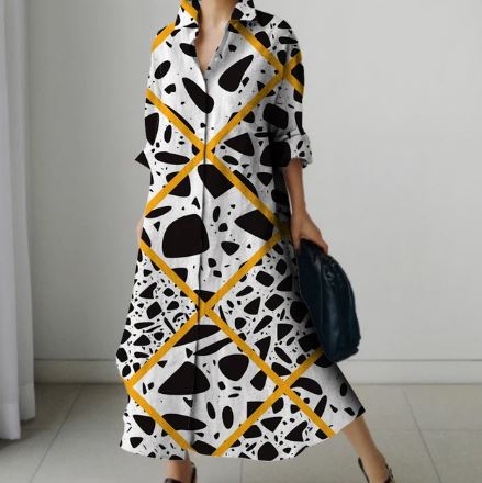 CD | Rochie de cămașă elegantă pentru femei
