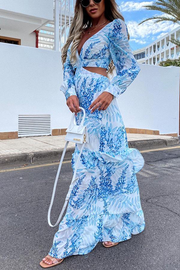 CD | Rochie maxi cu decolteu