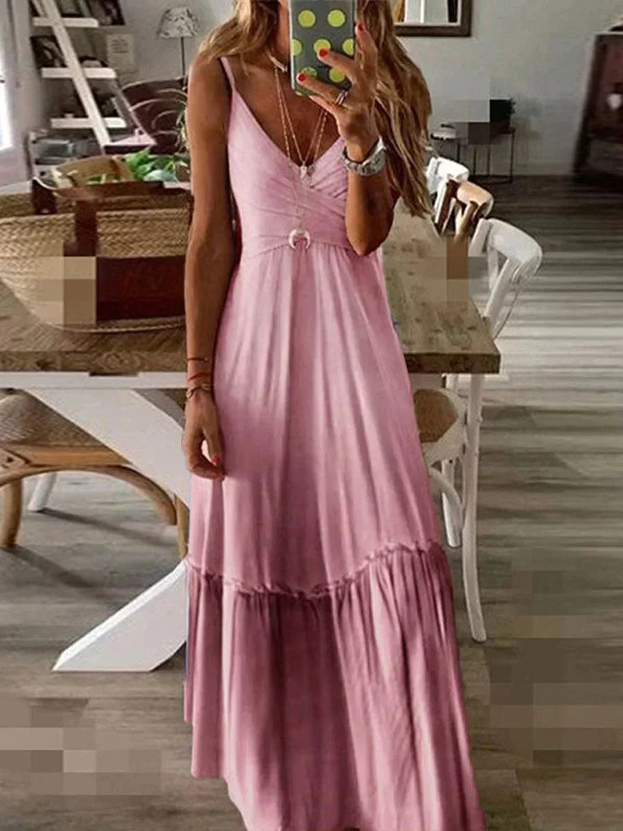 CD | Elegant casual rochie lungă de vară