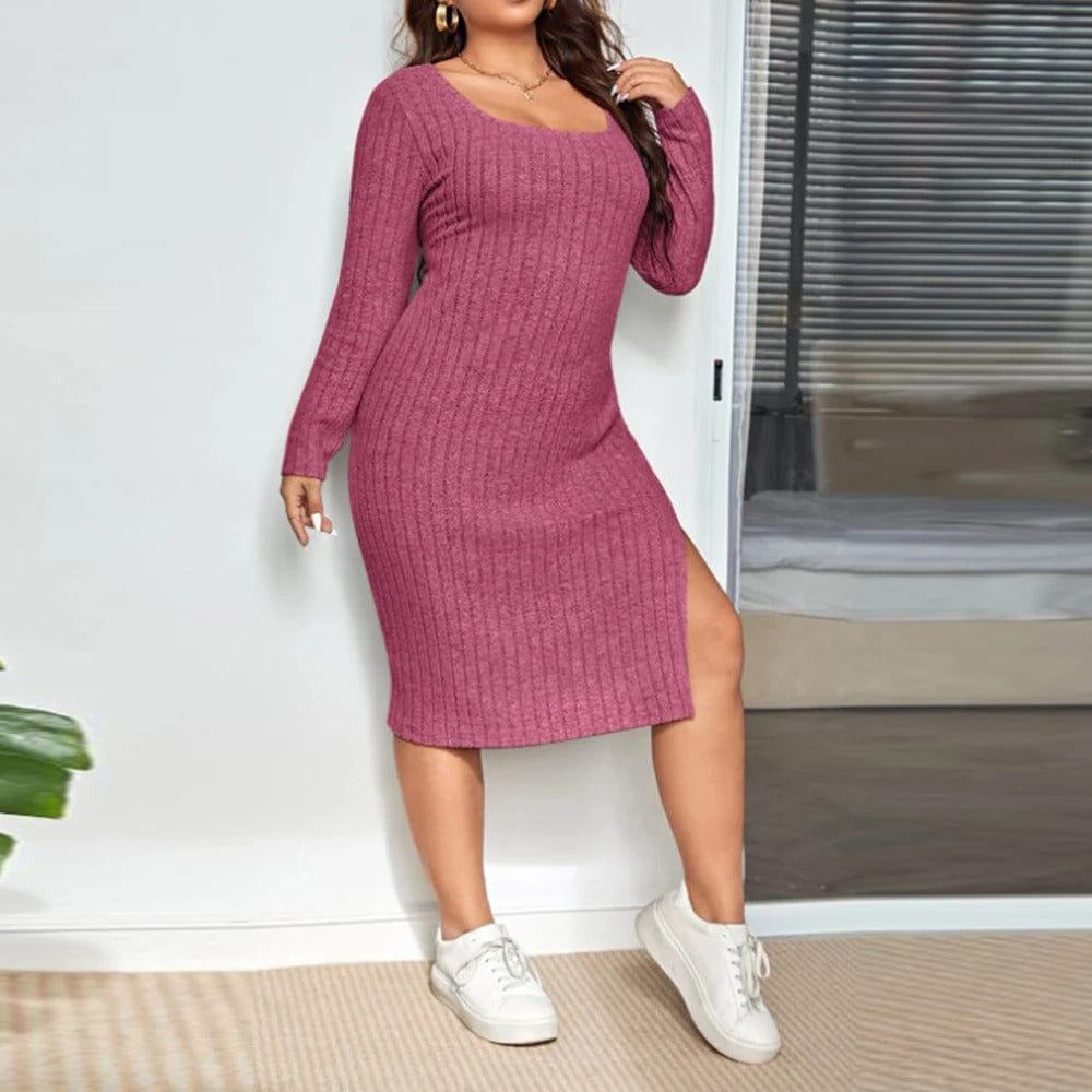 CD | Rochie mini sexy cu crăpătură
