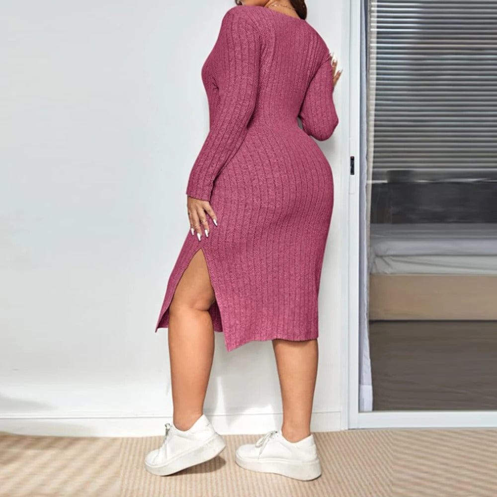 CD | Rochie mini sexy cu crăpătură
