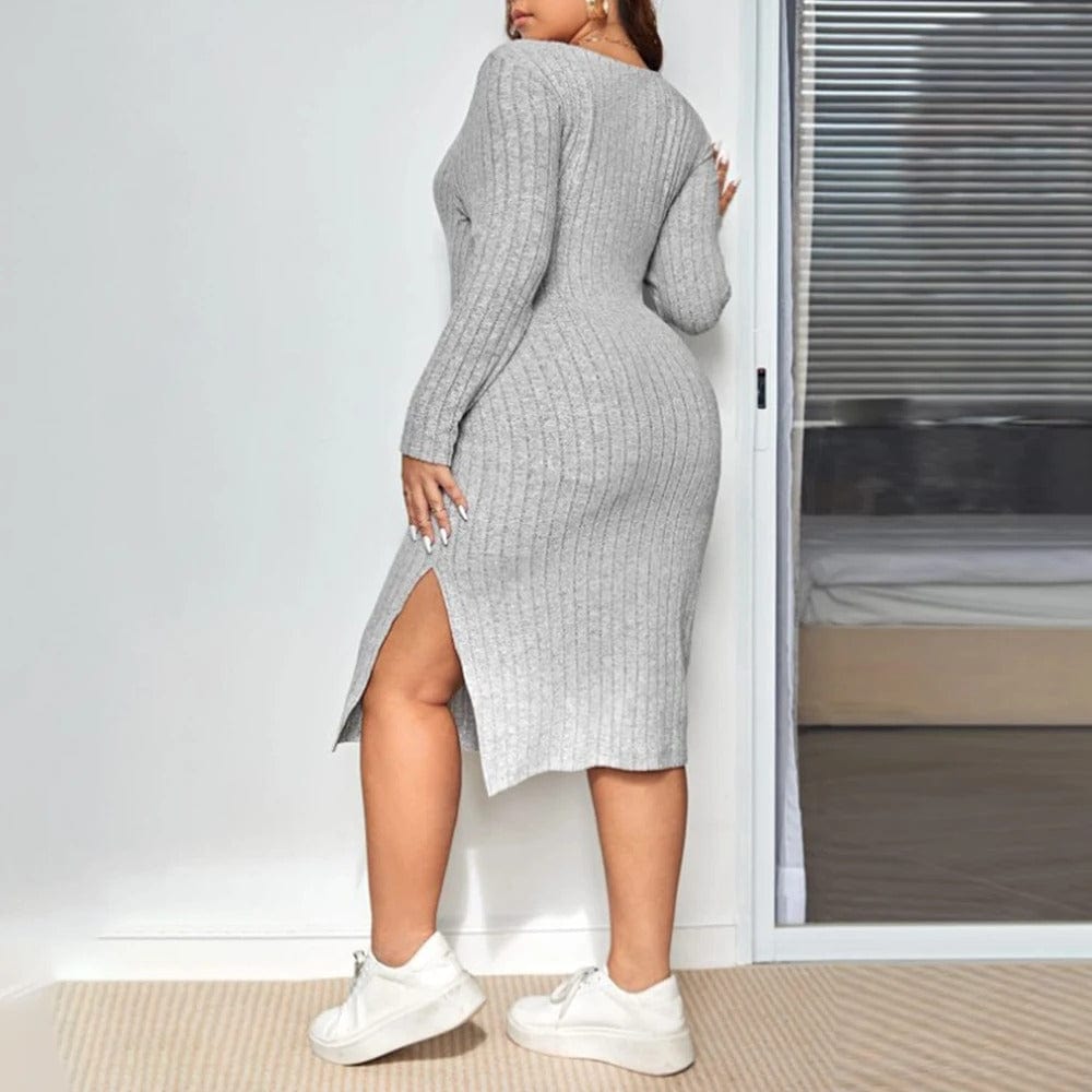 CD | Rochie mini sexy cu crăpătură