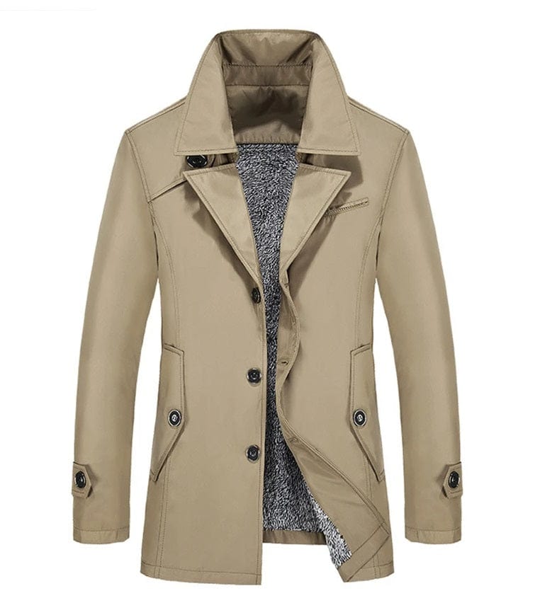 CD | Bărbați de moda trench coat