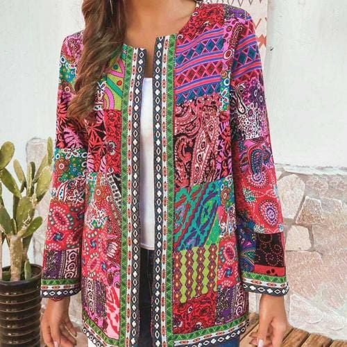 CD | Comér - Vestă florală elegantă