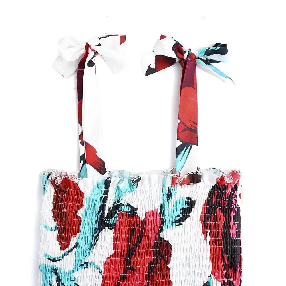 CD | Mini rochie fără mâneci Flower