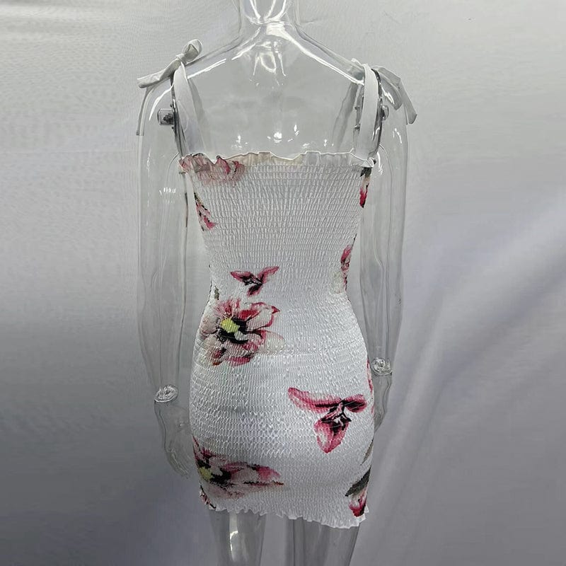 CD | Mini rochie fără mâneci Flower