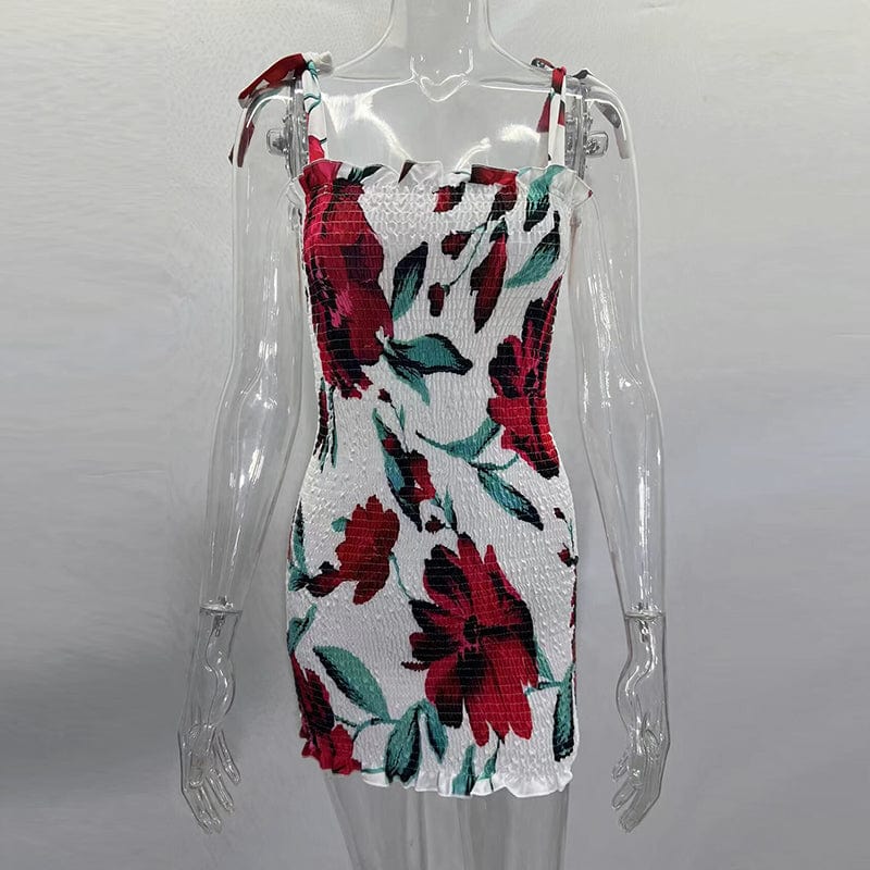 CD | Mini rochie fără mâneci Flower