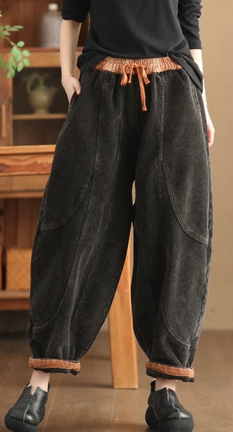 CD | Pantaloni din catifea de moda pentru femei