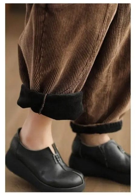 CD | Pantaloni din catifea de moda pentru femei