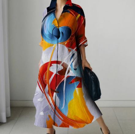 CD | Rochie de cămașă elegantă pentru femei