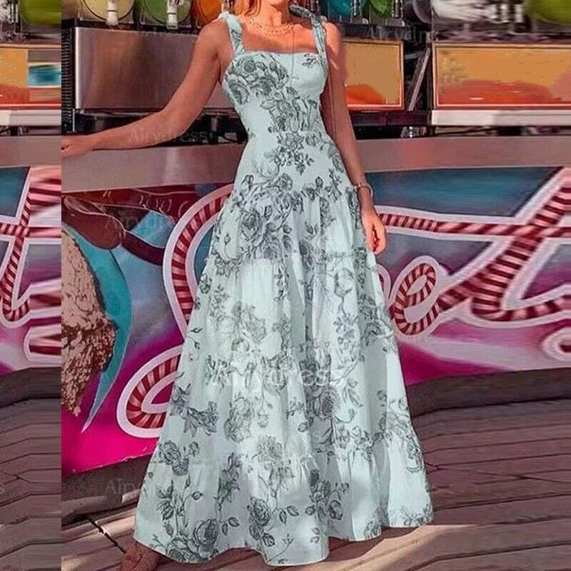 CD | Rochie maxi cu imprimeu floral