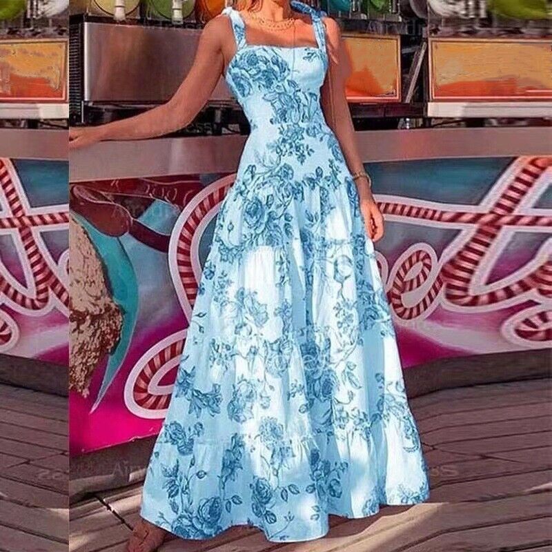 CD | Rochie maxi cu imprimeu floral