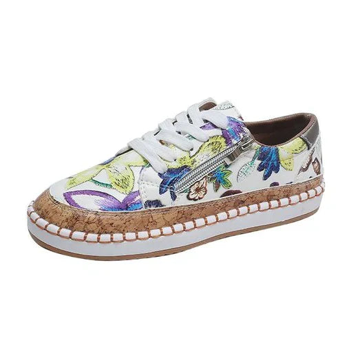 CD | Adidași espadrilă cu imprimeu floral