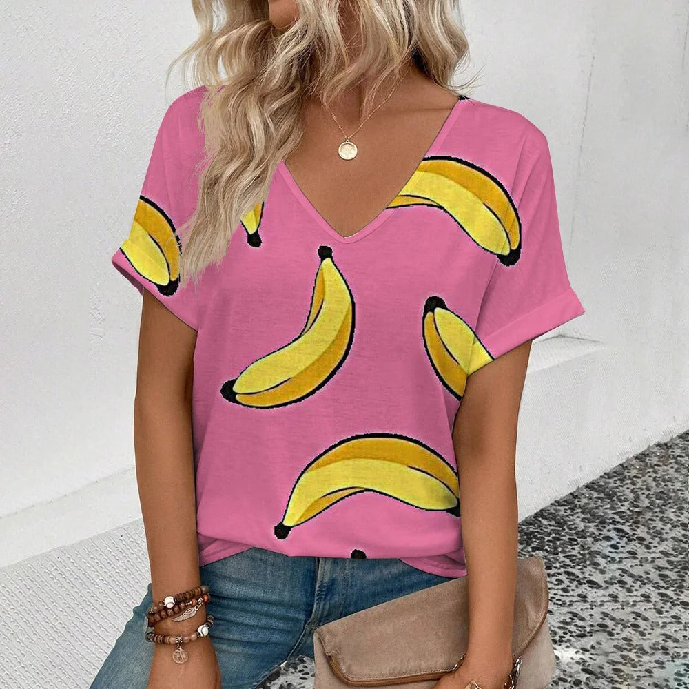 CD | Tricou modern cu imprimare de fructe